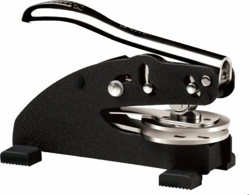 Shiny Desk Embosser (#ED) 2&quot; Metallic Gray